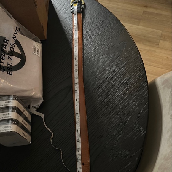 💯 COACH Classic Black Leather Belt - Size: Small - Picture 4 of 4